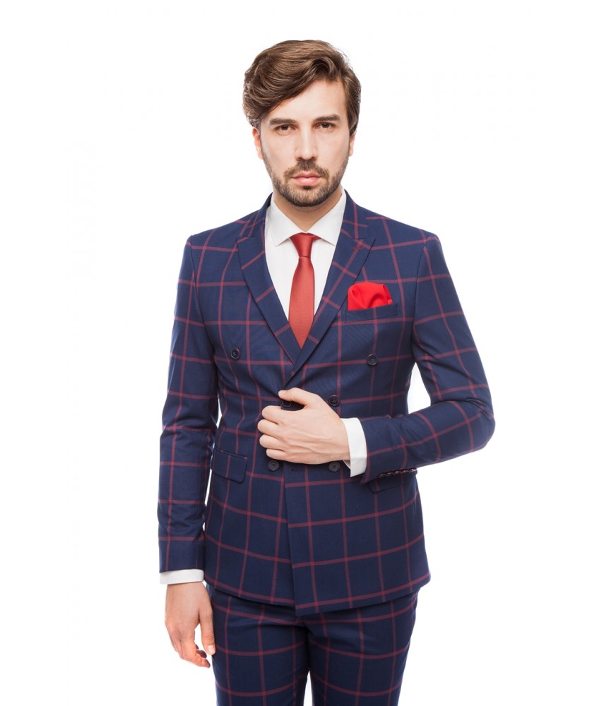 Costum in carouri KRISTOF